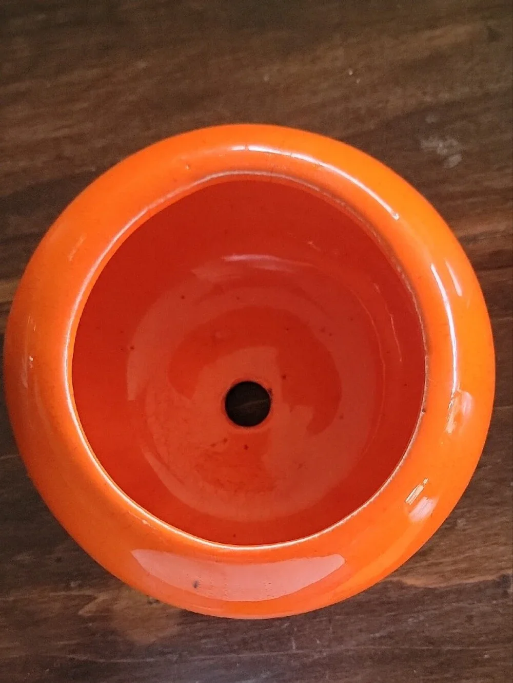 Bright Orange Glass Accent Bowl - Home Accents